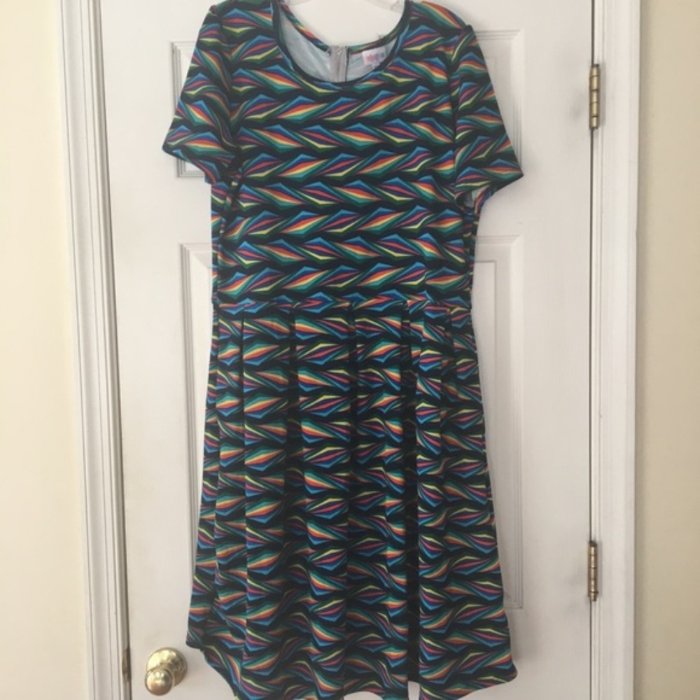 LuLaRoe Amelia Dress 3XL Plus Size NEW NWOT